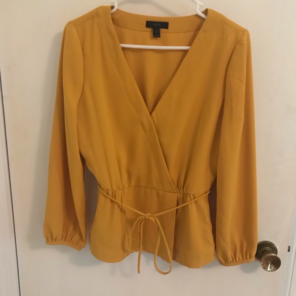 NWOT J. Crew Wrap Top
